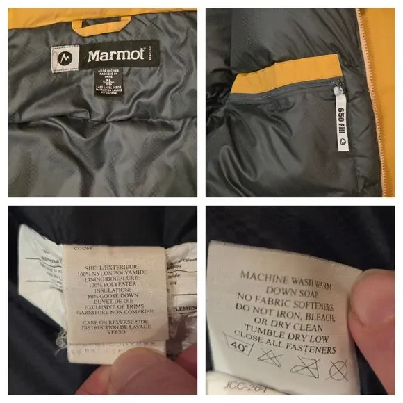 Marmot Whitehorse Parka Goose Down 650 Fill Men's XL With Detachable Hood - Picture 7 of 11